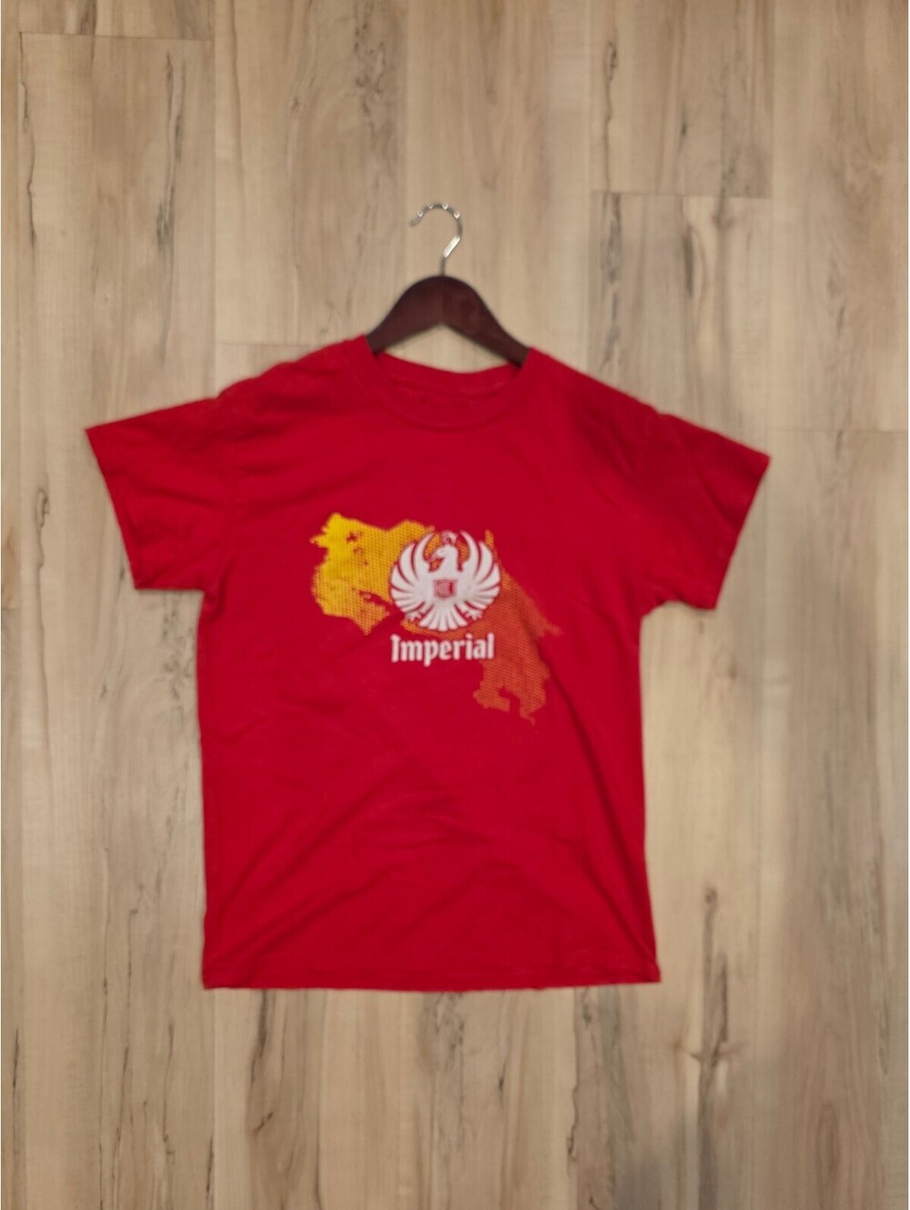 Imperial beer Red Graphic T-Shirt Size Small